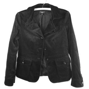 Talbots velvet blazer